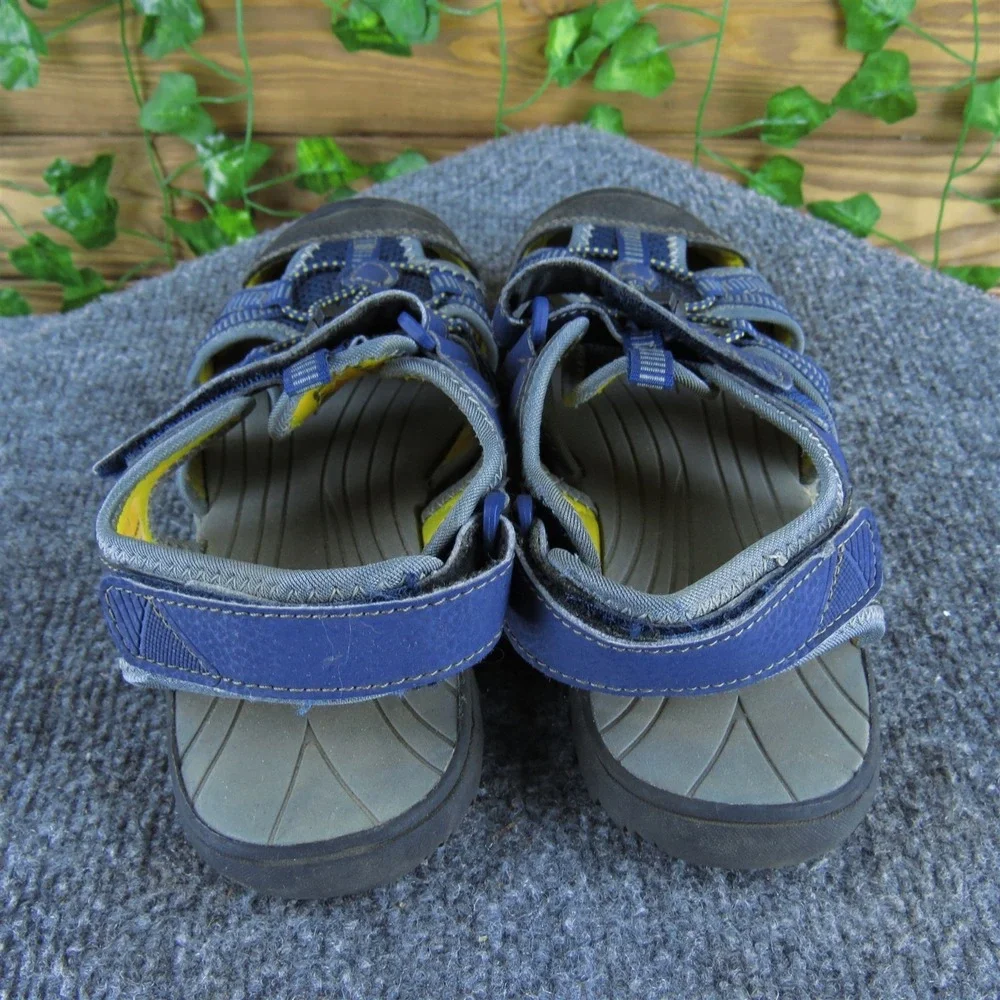 Sonoma Fisherman  Boys Y 4 Medium Sandal Blue Synthetic Drawstring‎